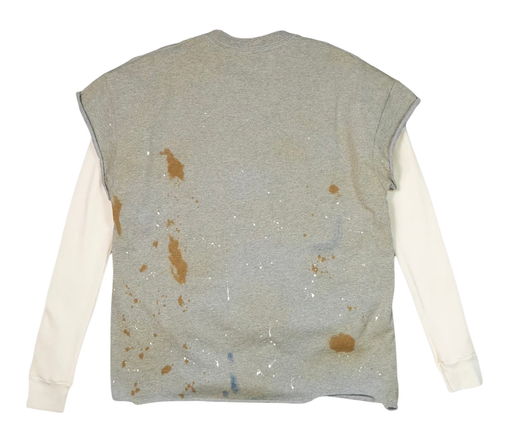 Satoshi Nakamoto 'Luke' Grey Thermal Longsleeve Tee