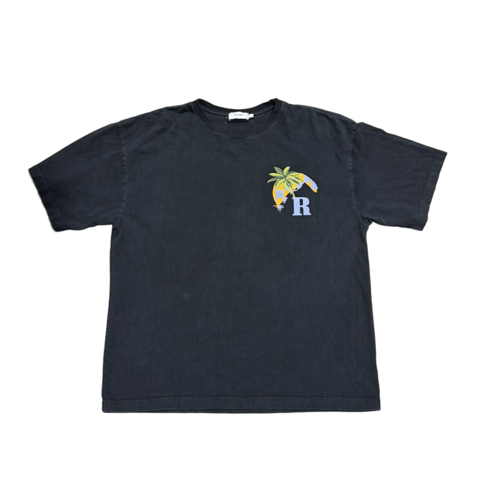 Rhude 'F1 Moonlight' Washed Black Tee