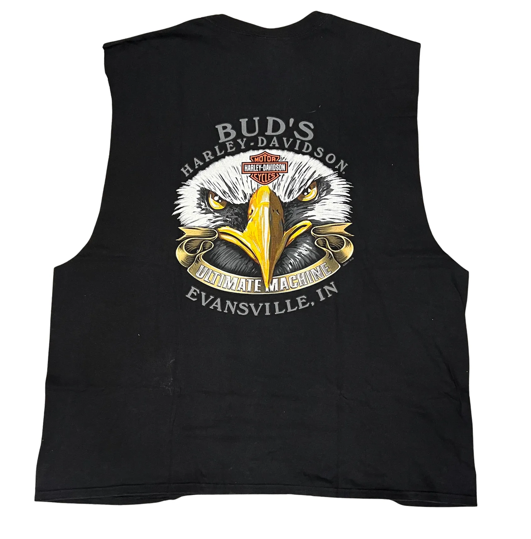 Harley Davidson 'Attitude' Vintage Cutoff