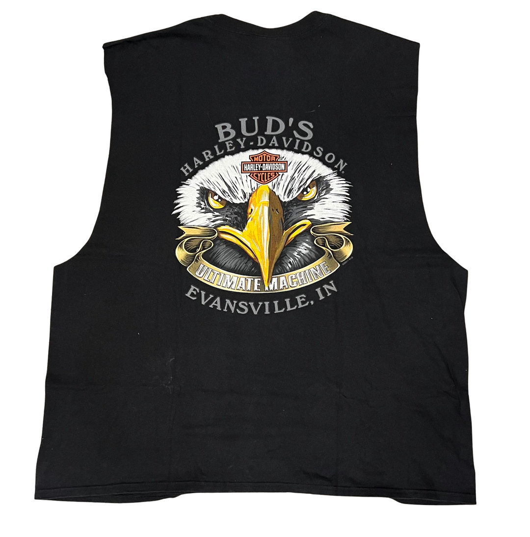 Harley Davidson 'Attitude' Vintage Cutoff