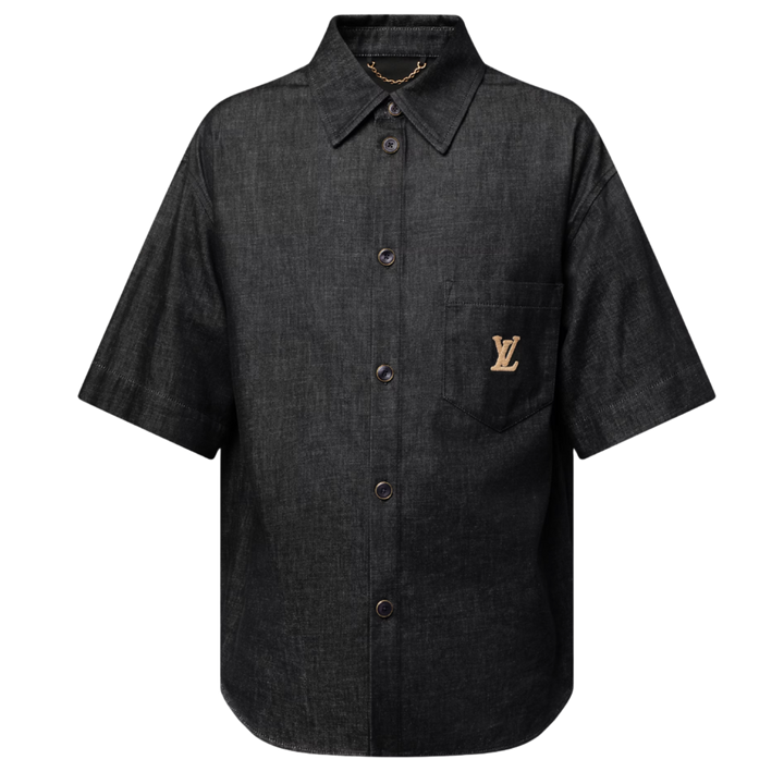 Louis Vuitton 'Black Chambray' Button Up Shirt