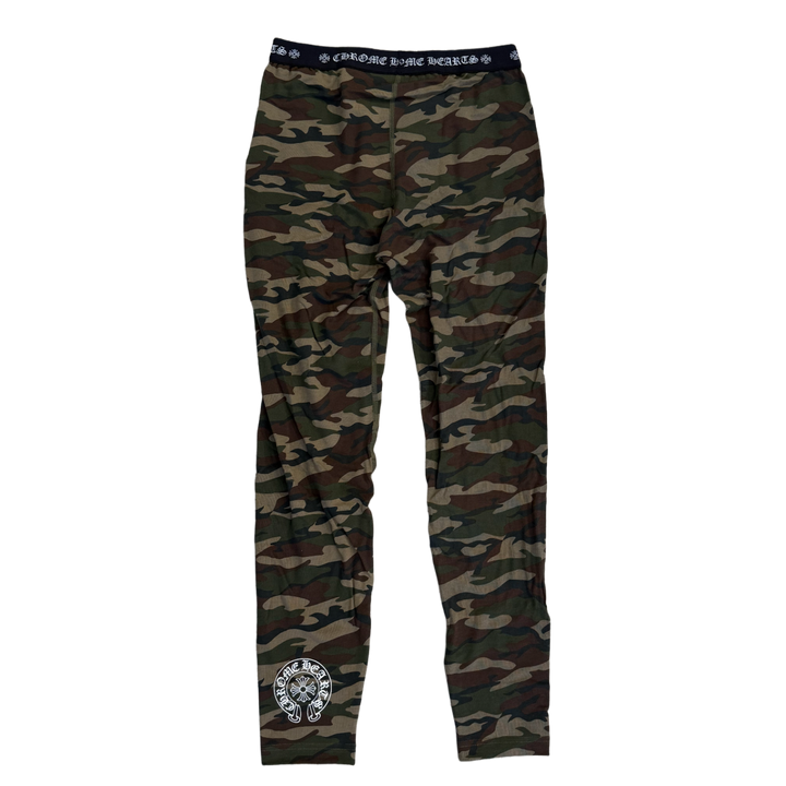 Chrome Hearts 'Horseshoe Logo' Camo Leggings