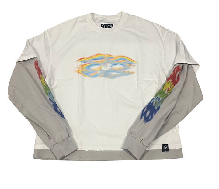 DOS 'Vision' White Longsleeve Tee