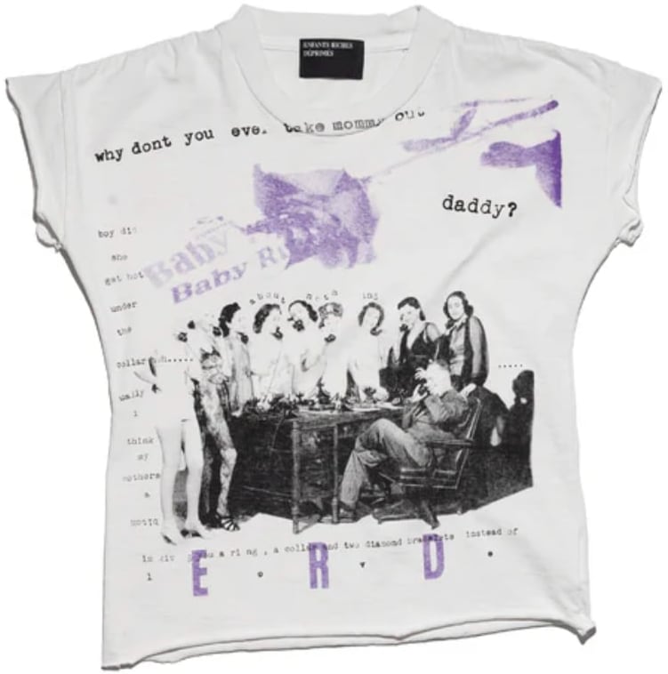 Enfants Riches Déprimés 'Take Mommy Out' White Tee