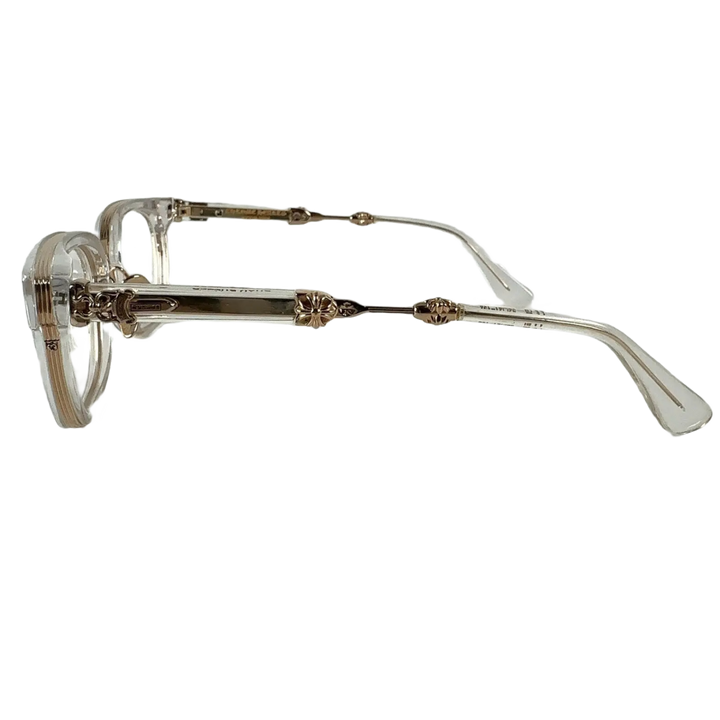 Chrome Hearts 'Duck Butter' Clear/Gold Glasses