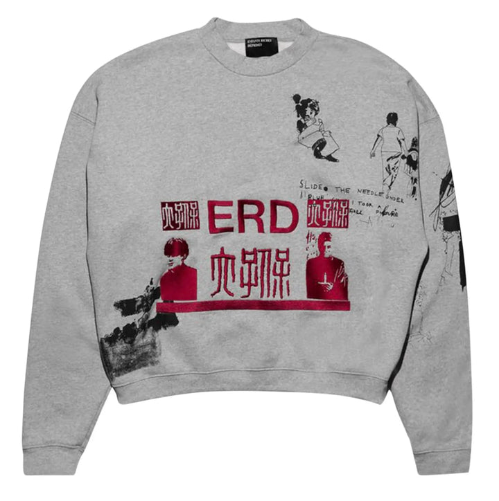 Enfants Riches Déprimés 'Oceanic' Heather Grey Crewneck