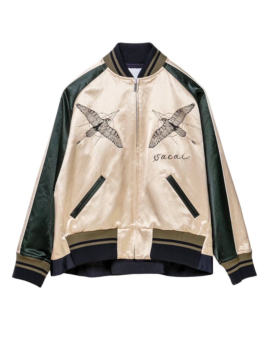 Sacai x Dr Woo 'Beige' Stadium Jacket