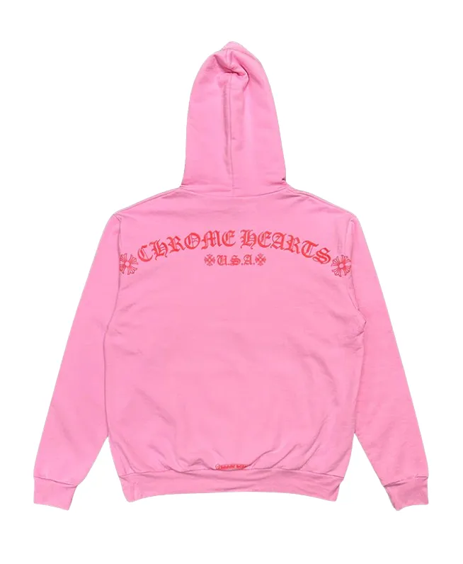 Chrome Hearts 'Online Exclusive Pink/Red' Hoodie