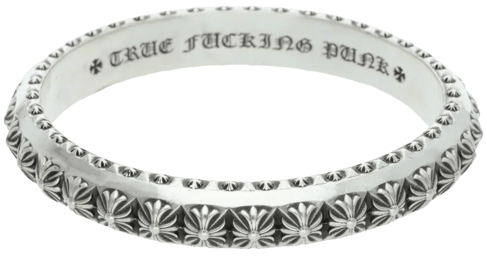 Chrome Hearts 'Punk SIlver' Bangle Pete Punk Bracelet