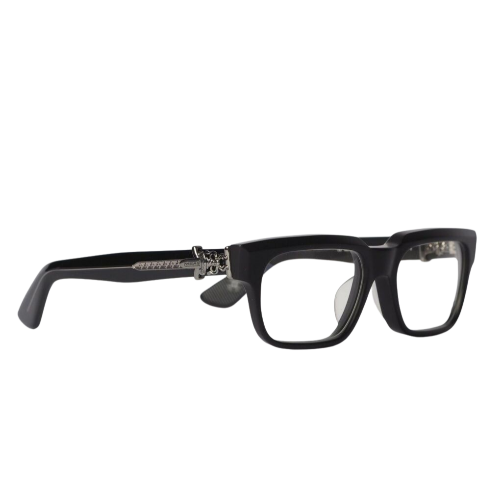 Chrome Hearts 'Vagillionaire II' Black/Silver Glasses
