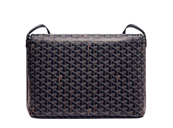 Goyard 'Capetien MM' Navy Blue Messenger Bag