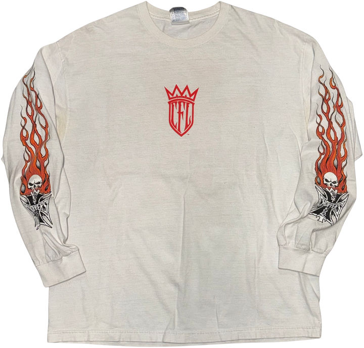 West Coast Choppers 'CFL' White Vintage Longsleeve Tee
