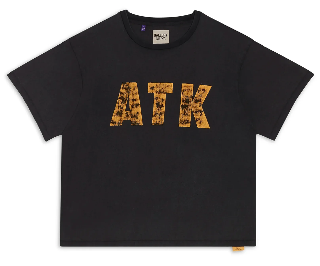 Gallery Dept. 'Distressed ATK' Black Tee