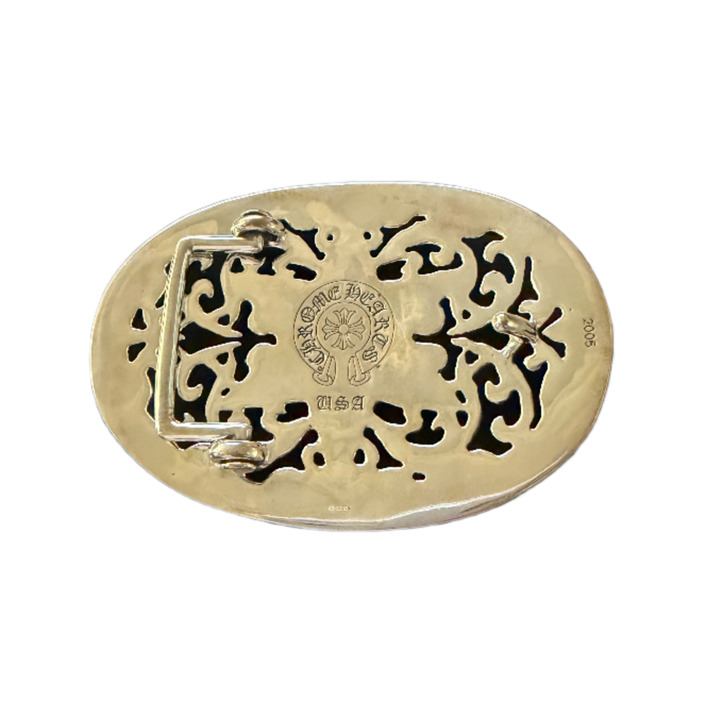 Chrome Hearts 'Star Oval' XL Belt Buckle