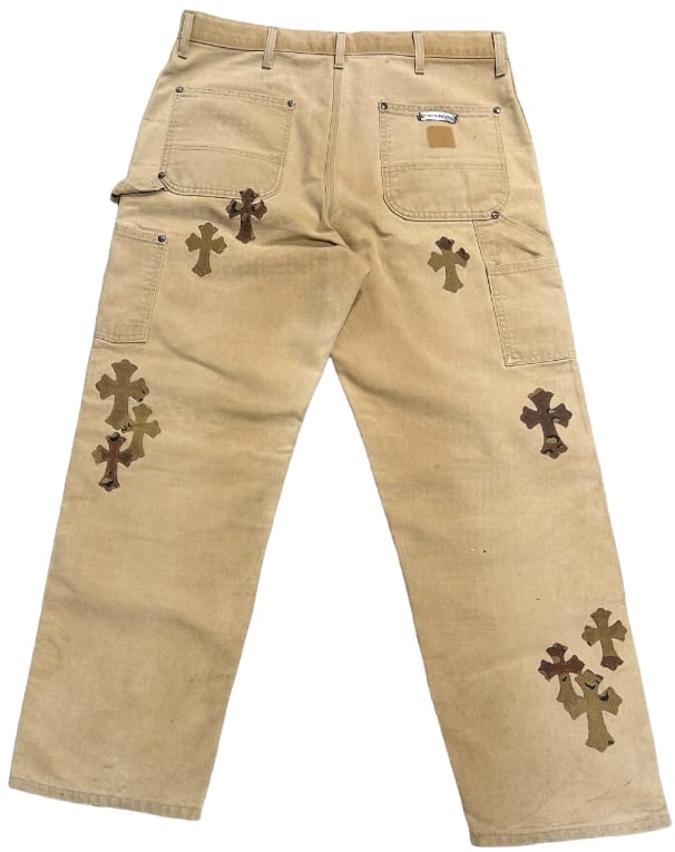 Chrome Hearts Matty Boy 'Sex Records' Camo Pants Carpenter Work  Pants