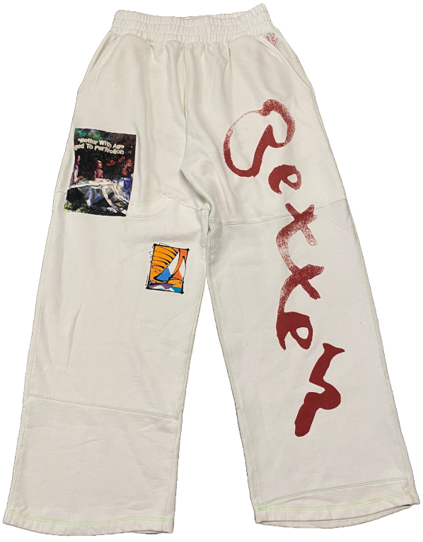 *Better With Age 'Nantucket' White Remoir Sweatpants
