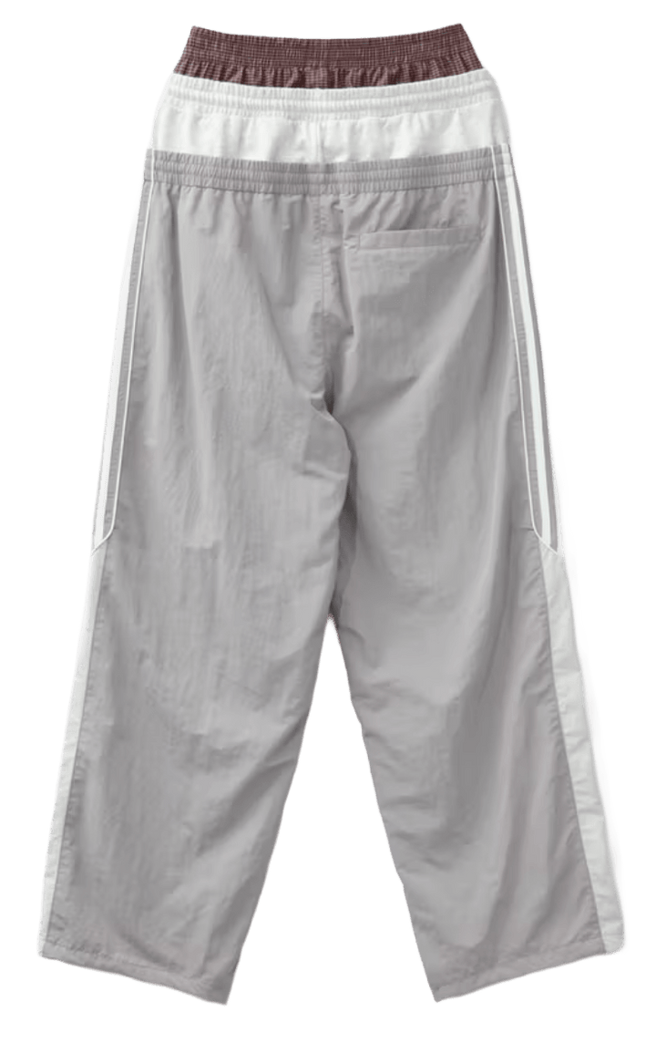 Protocol Index 3 Layered Silver Track Pants