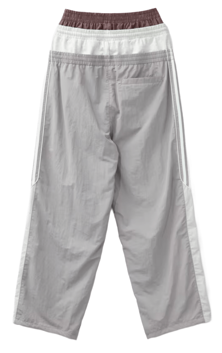 Protocol Index 3 Layered Silver Track Pants 