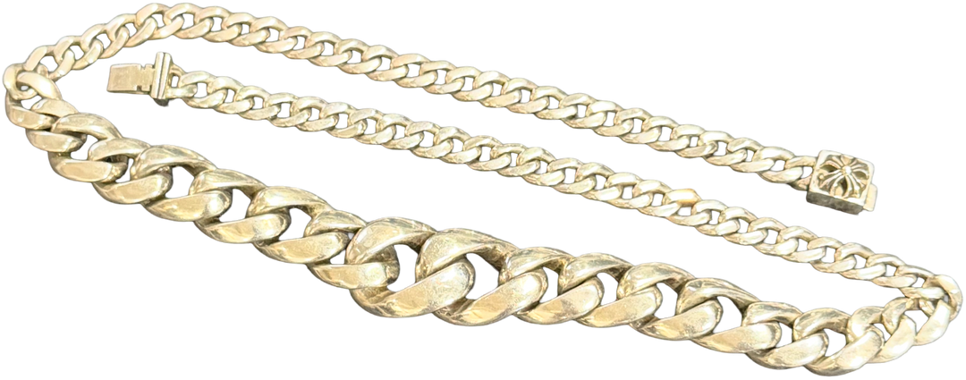 Chrome Hearts 'Gradient' Silver Cuban Link Necklace