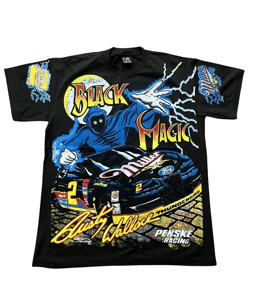 Rusty Wallace 'Black Magic' Vintage 1990s Tee