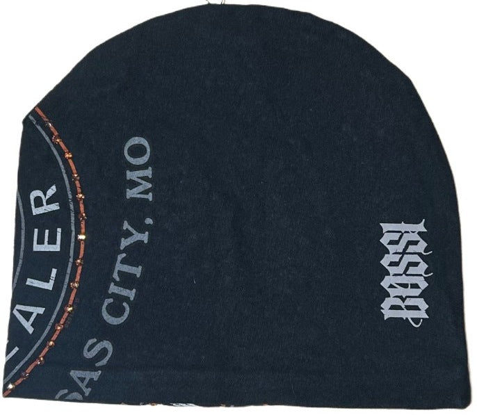 Bossi 'Gal's Harley' Rhinestone Vintage Beanie