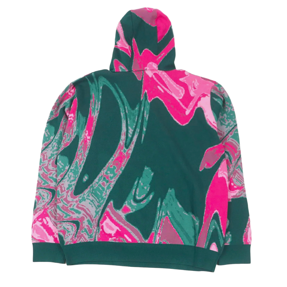 Louis Vuitton 'Green and Pink' Swirl Hoodie