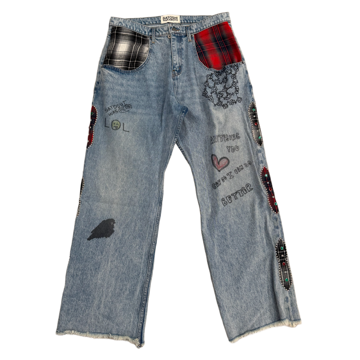 Satoshi Nakamoto 'Nessa' Stud Side Jeans