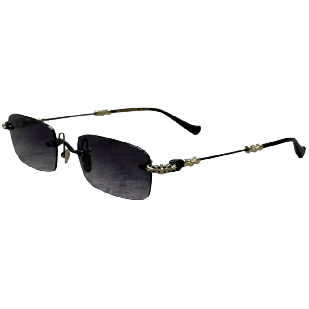 Chrome Hearts 'Black/Gold' Pills III Sunglasses