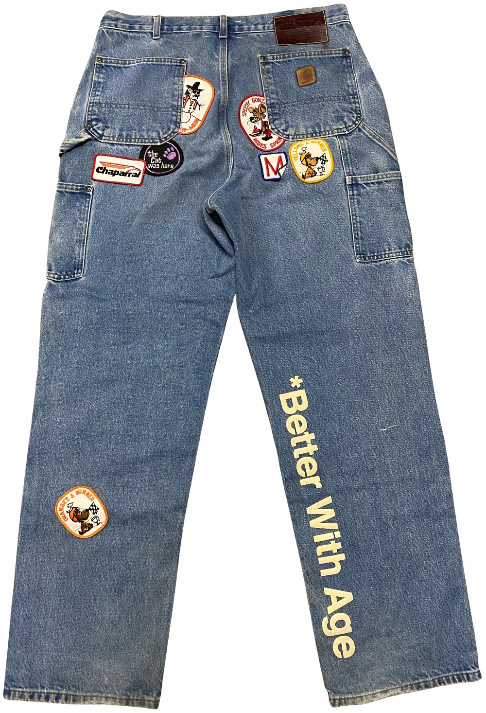 *Better With Age 'Patch' Carpenter Denim Jeans