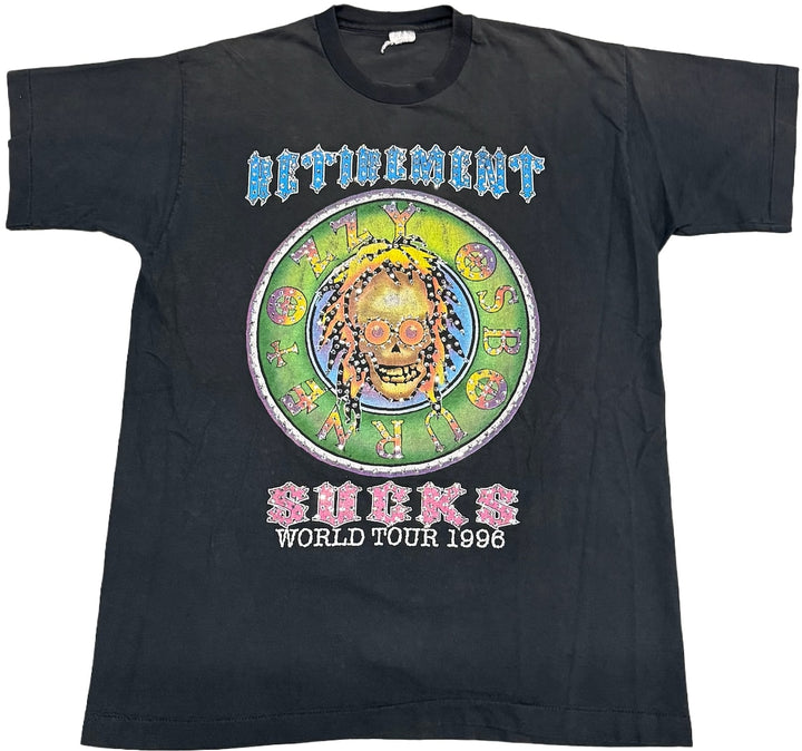 Ozzy Osbourne 'Retirement Sucks' Rhinestone Vintage Tee