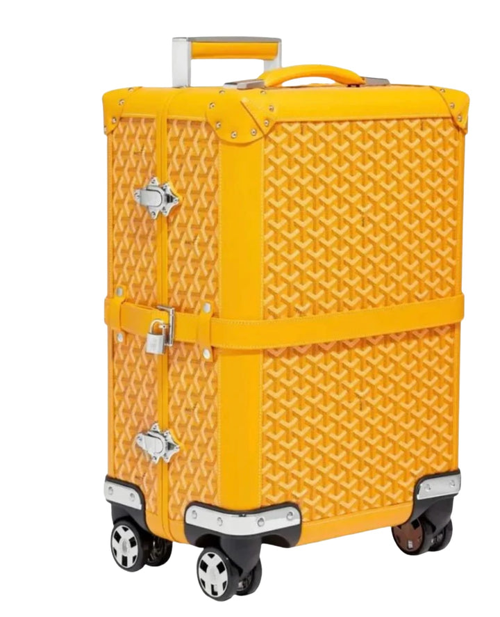 Goyard 'Yellow' Bourget PM Trolley Roller