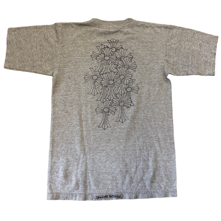Chrome Hearts 'Grey Cemetery Cross' Tee