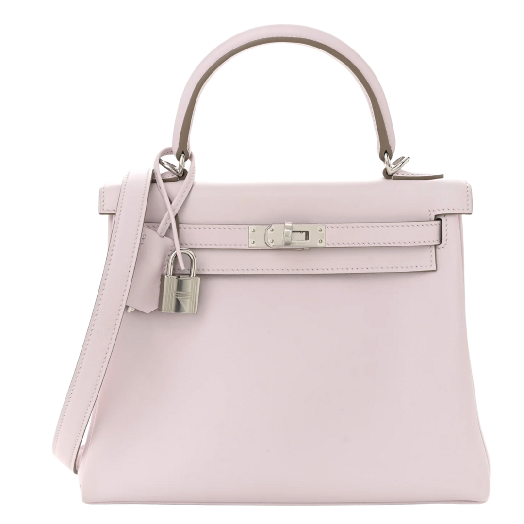 Hermes Mauve Pink Swift Kelly 25