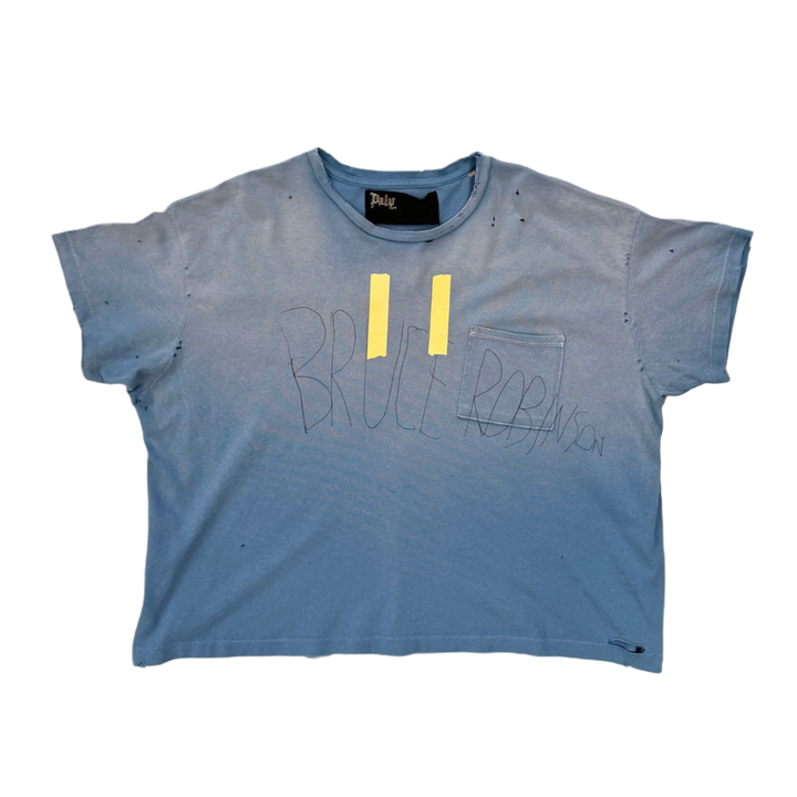 Paly 'Bruce' Blue Pocket Tee