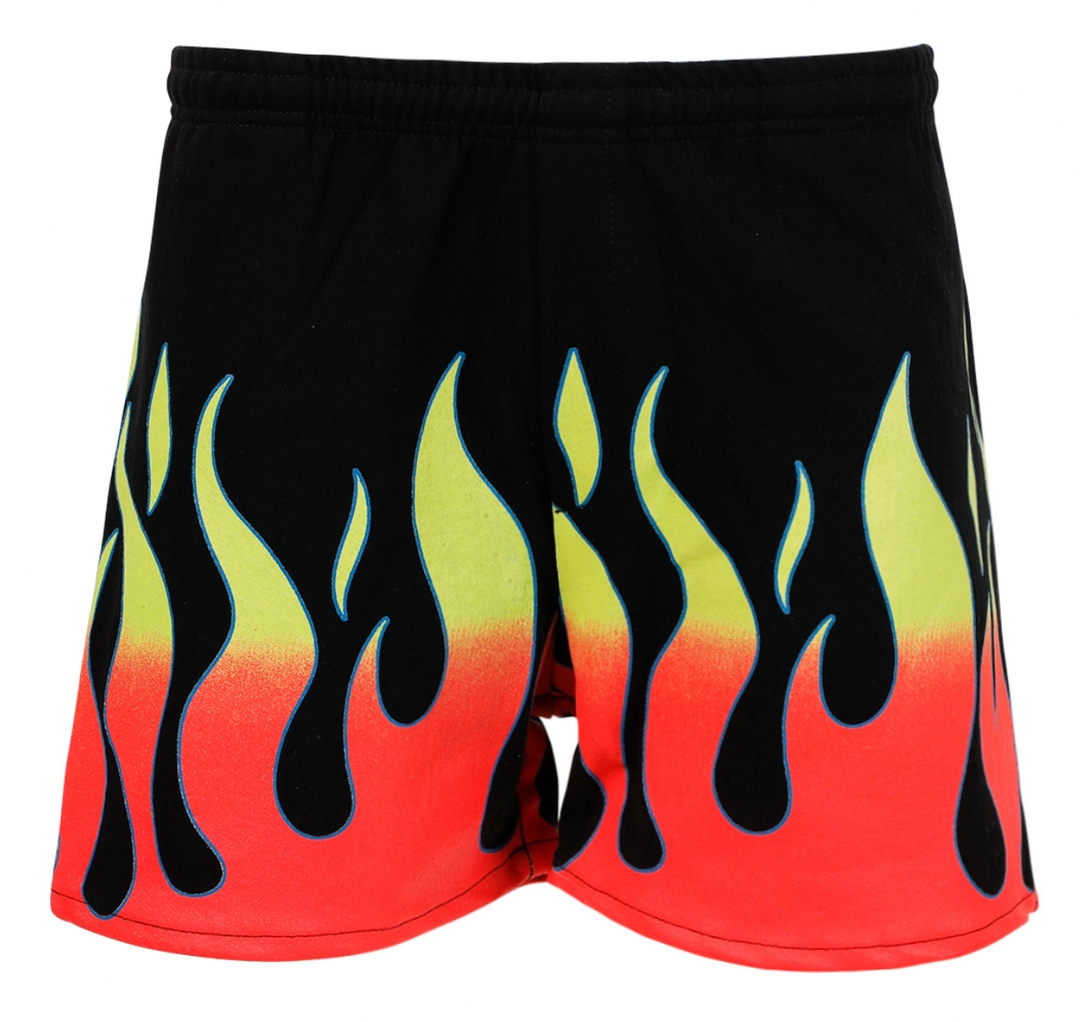 Gallery Dept 'Flame Motif' Zuma Shorts