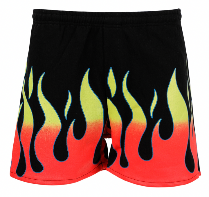 Gallery Dept 'Flame Motif' Zuma Shorts