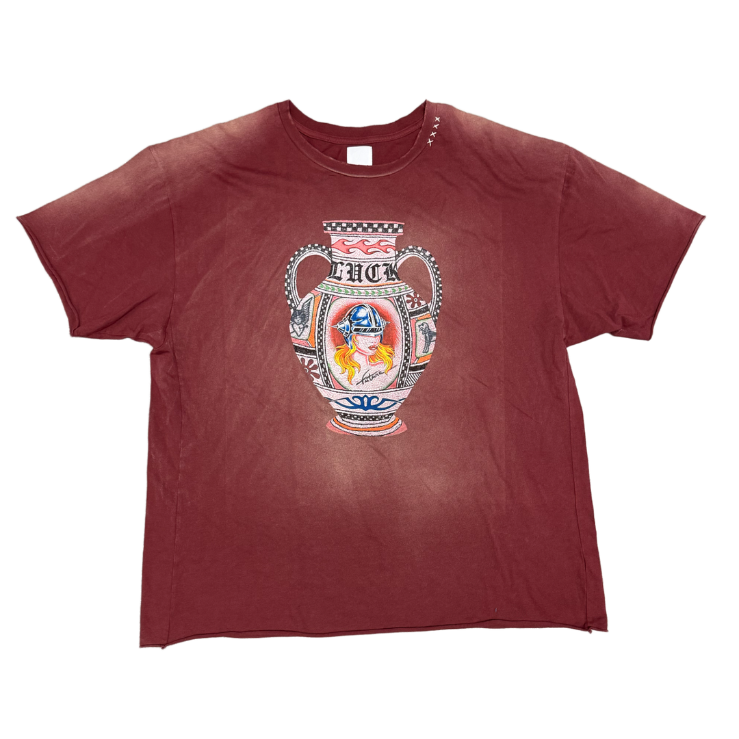 Alchemist 'Drawn Vase' Maroon Tee
