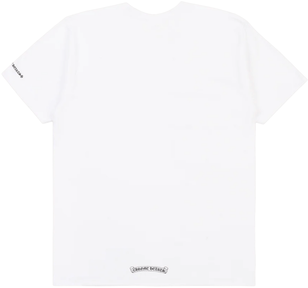 Chrome Hearts 'Love You' Collar Logo White Tee