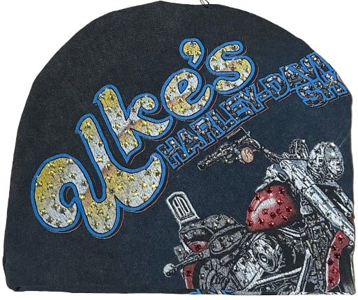 Bossi Uke's' Rhinestone Vintage Beanie