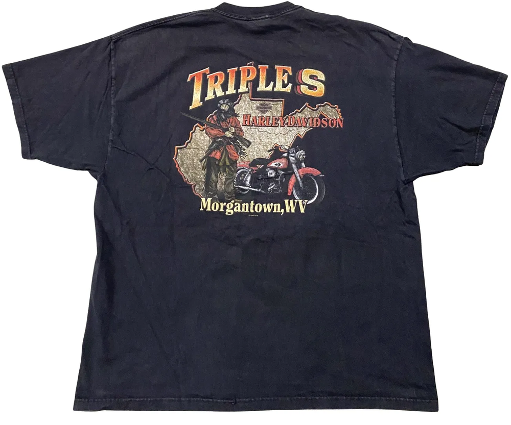 Harley Davidson 'Morgantown, WV' Vintage Tee