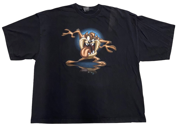 Looney Tunes 'Taz' Black Vintage Tee