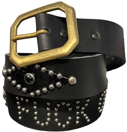 Studded 'Silver Gem' Fuck Off Belt
