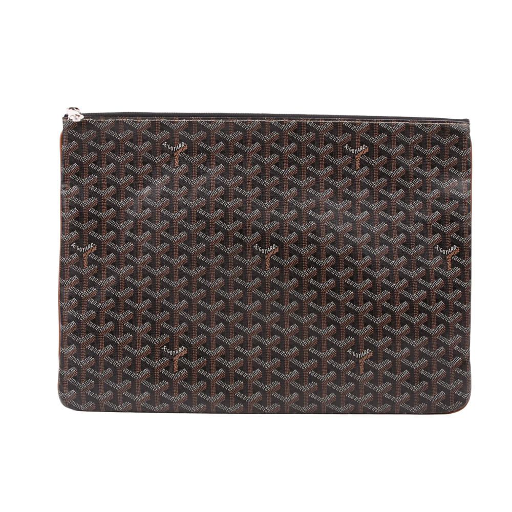 Goyard 'Goyardine Senat GM' Black Pouch