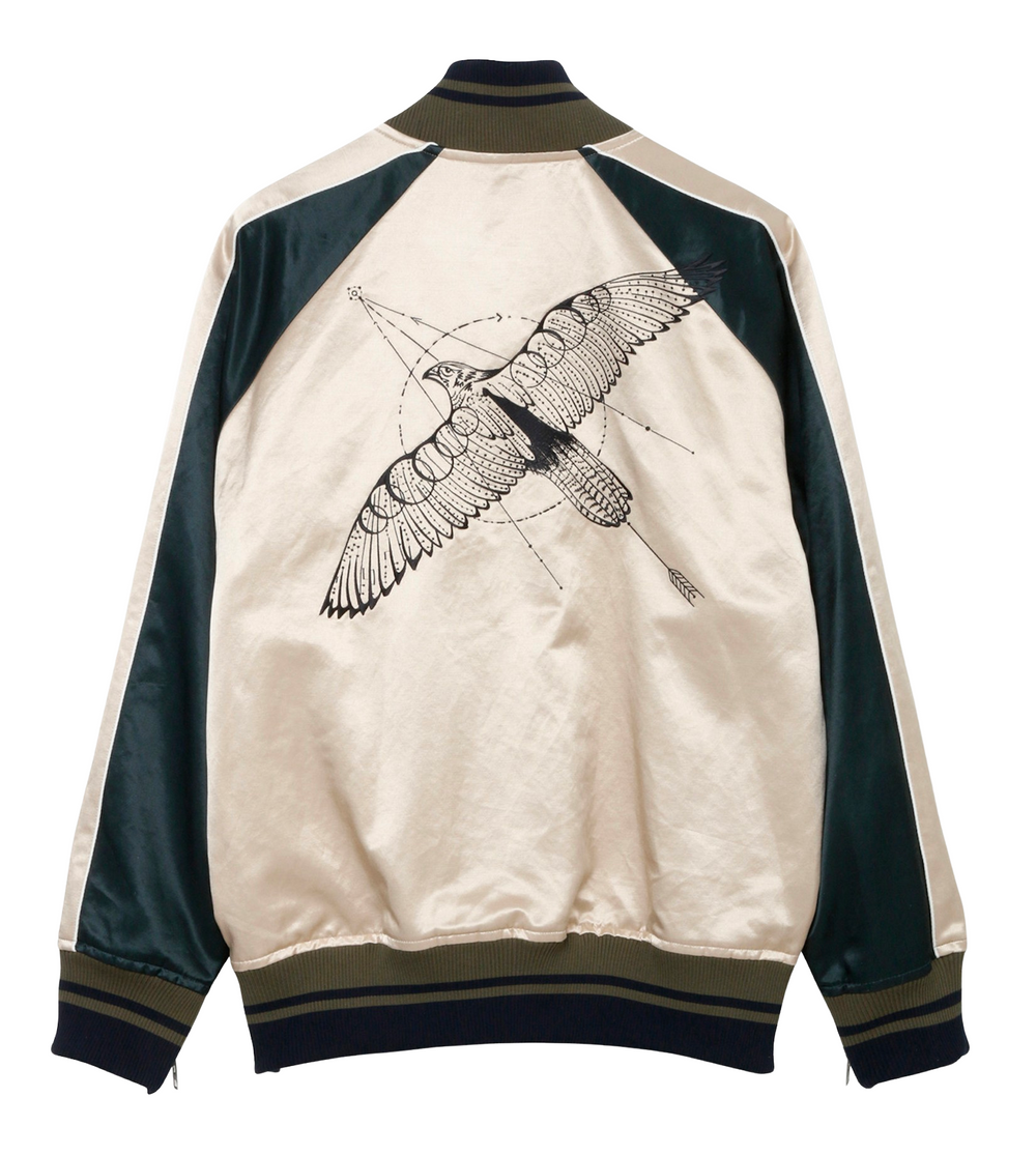 Sacai x Dr Woo 'Beige' Stadium Jacket