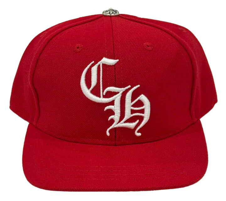 Chrome Hearts 'Red/White' 6 Panel Baseball Hat