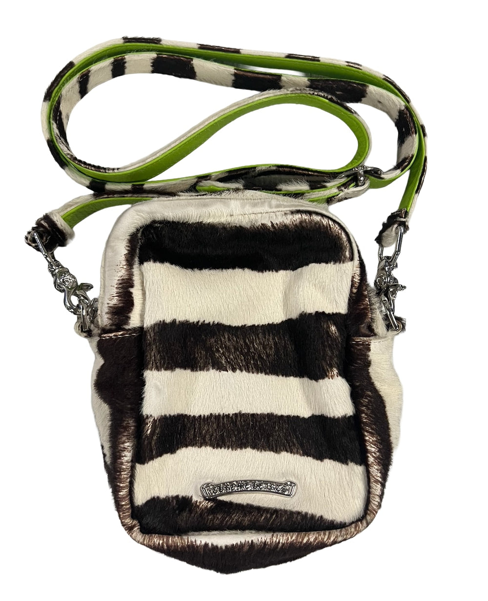 Chrome Hearts 'Neon Zebra' Mini Taka Bag