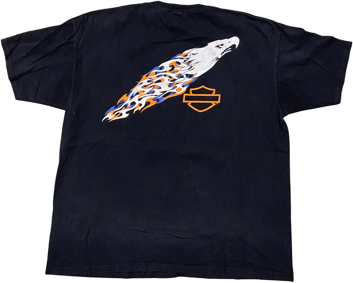 Harley Davidson 'Screamin Eagle' Black Vintage Tee