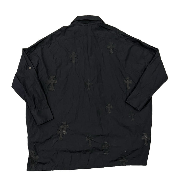 Chrome Hearts '21 Patch' Black Dress Shirt