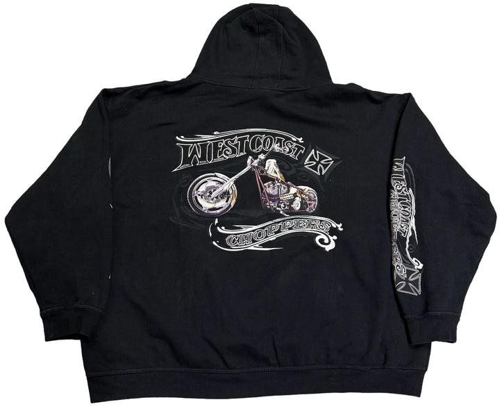 West Coast Choppers 'Chopper' Black Vintage Hoodie