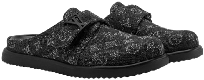 Louis Vuitton 'Denim Black' Easy Mule